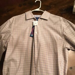 Egara men’s burton down long sleeve dress shirt